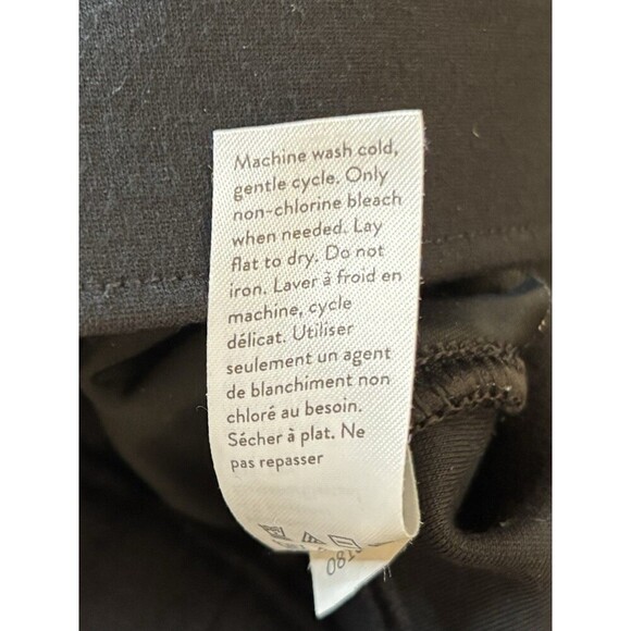 SPANX The Perfect Ponte Ankle Pants Black Women Medium Stretch Legging High Rise - Picture 9 of 13